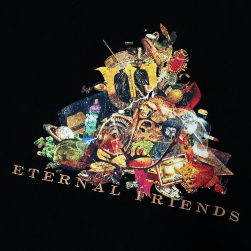 EVISEN LONG SLEEVE エビセン ロングスリーブTシャツ ETERNAL FRIENDS BLACK スケートボード スケボー 3