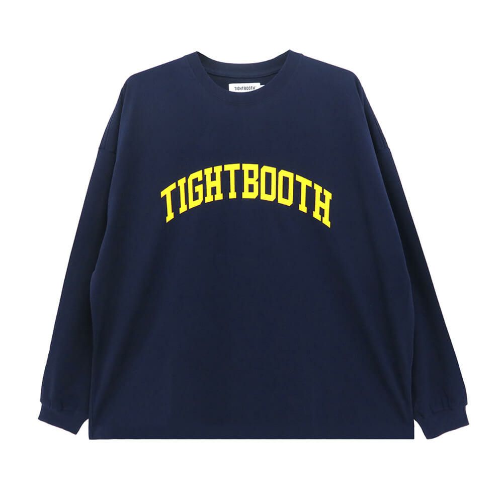  TIGHTBOOTH（TBPR） LONG SLEEVE タイトブース ロングスリーブTシャツ COLLEGE NAVY スケートボード スケボー 