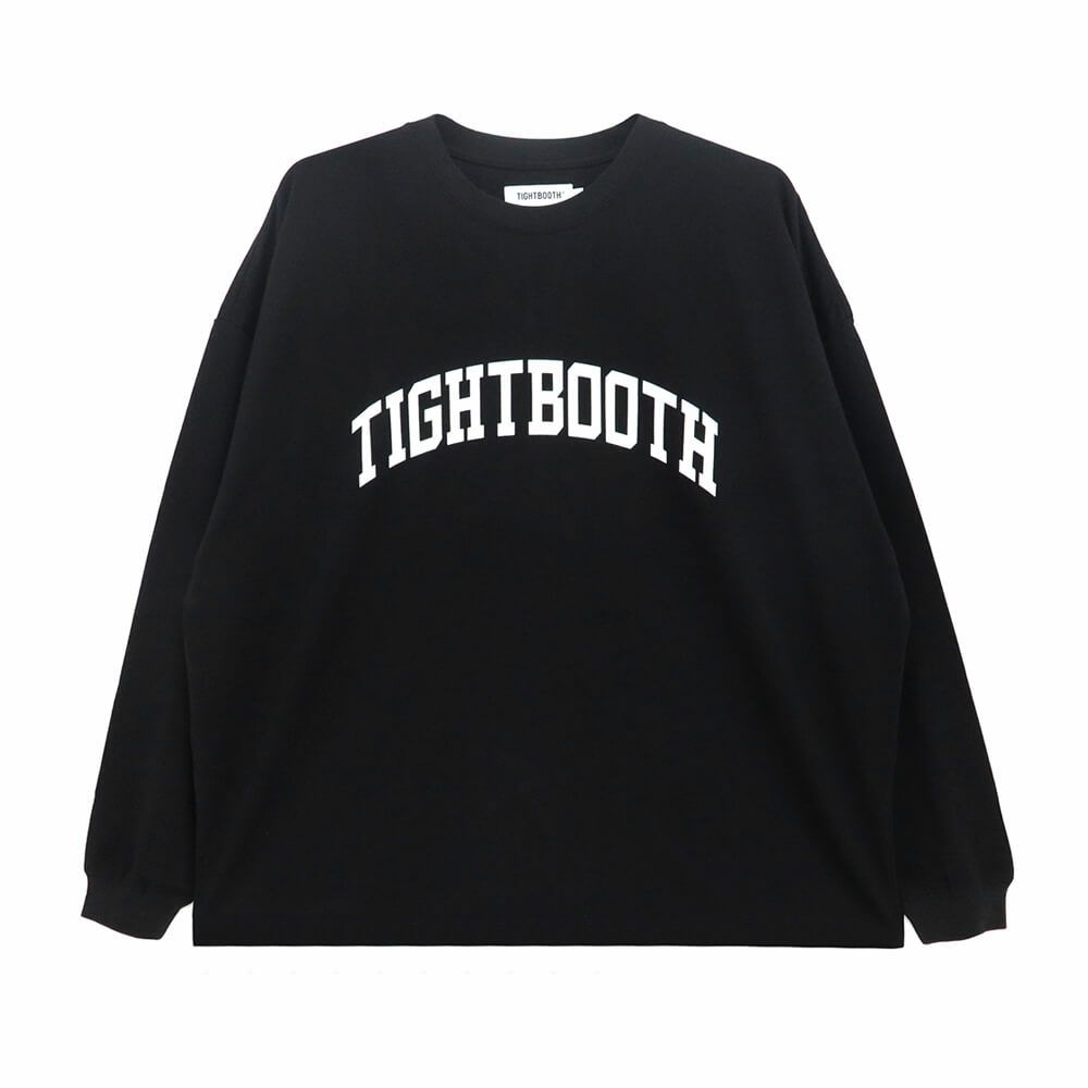 TIGHTBOOTH（TBPR） LONG SLEEVE タイトブース ロングスリーブTシャツ COLLEGE BLACK スケートボード スケボー 