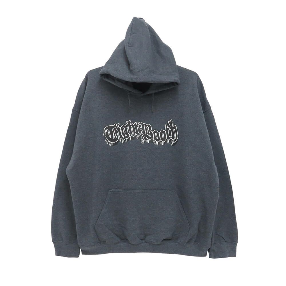 TIGHTBOOTH（TBPR）HOOD タイトブース パーカー 3D LOGO HEATHER GREY スケートボード スケボー 