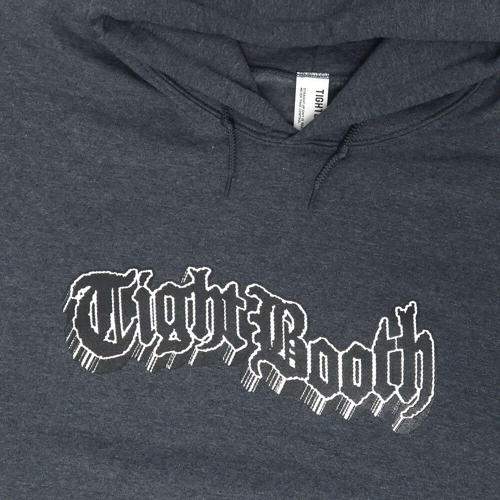 TIGHTBOOTH（TBPR）HOOD タイトブース パーカー 3D LOGO HEATHER GREY スケートボード スケボー 1