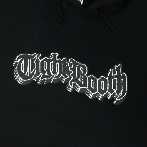 TIGHTBOOTH（TBPR）HOOD タイトブース パーカー 3D LOGO BLACK スケートボード スケボー 1