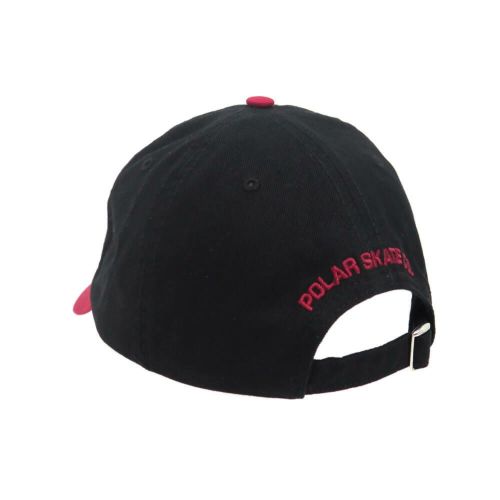 POLAR CAP ポーラー キャップ STROKE SAI BLACK/RED スケートボード スケボー 2