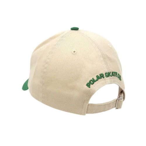POLAR CAP ポーラー キャップ STROKE SAI ECRU/GREEN スケートボード スケボー 2