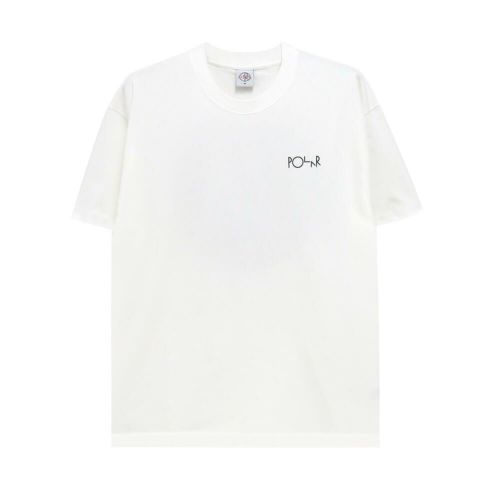 POLAR T-SHIRT ポーラー Tシャツ FILL LOGO OURSELVES COLLAGE WHITE スケートボード スケボー 1