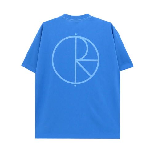 POLAR T-SHIRT ポーラー Tシャツ STROKE LOGO CONTRAST BLUE スケートボード スケボー 