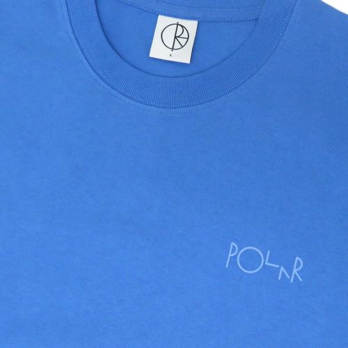 POLAR T-SHIRT ポーラー Tシャツ STROKE LOGO CONTRAST BLUE スケートボード スケボー 2