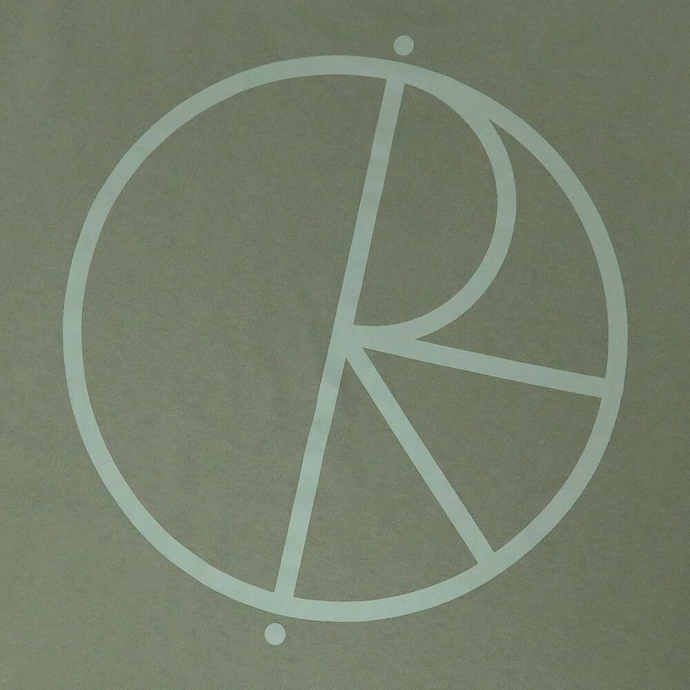 POLAR T-SHIRT ポーラー Tシャツ STROKE LOGO CONTRAST MOSS GREEN スケートボード スケボー 3