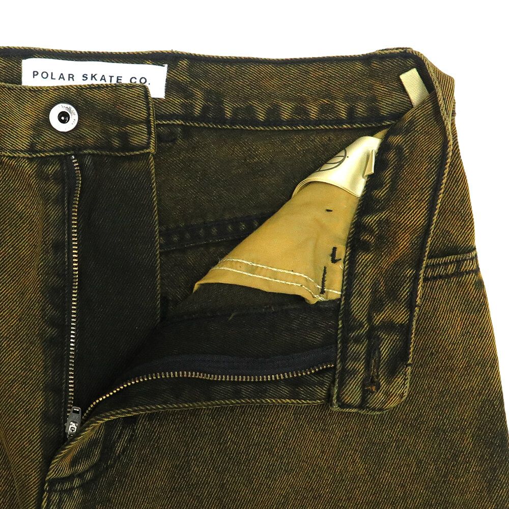 POLAR JEANS ポーラー パンツ ジーンズ ビッグボーイ BIG BOY YELLOW BLACK スケートボード スケボー 3