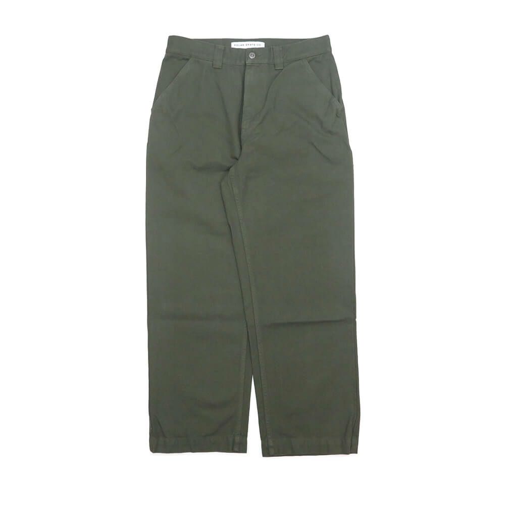 POLAR PANTS ポーラー パンツ ジーンズ 44! CANVAS GREY GREEN スケートボード スケボー 