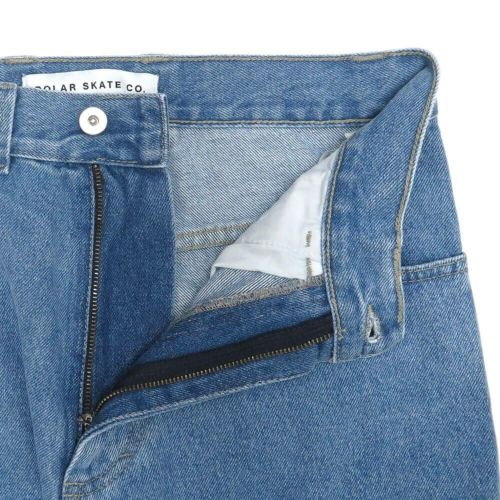 POLAR JEANS ポーラー パンツ ジーンズ ビッグボーイ BIG BOY MID BLUE スケートボード スケボー 3