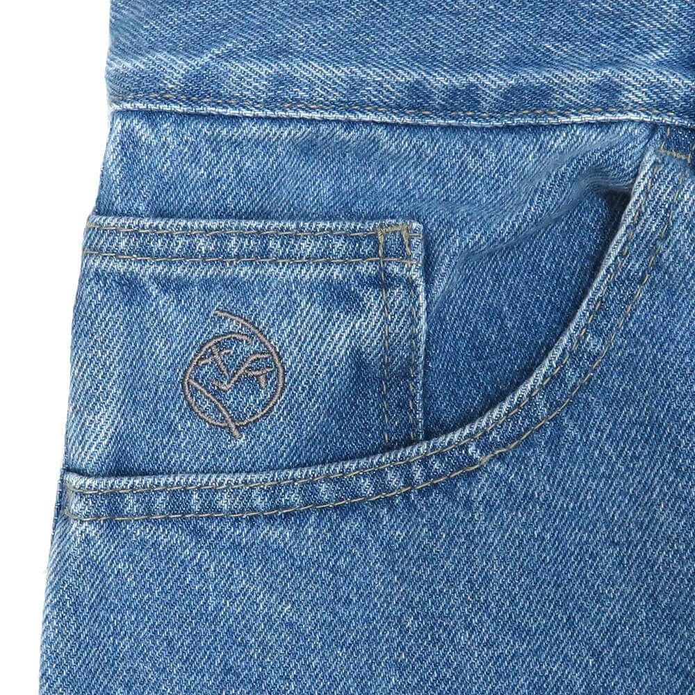 POLAR JEANS ポーラー パンツ ジーンズ ビッグボーイ BIG BOY MID BLUE スケートボード スケボー 7