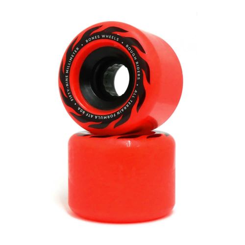 BONES WHEEL ボーンズ ソフトウィール（クルーザー） ATF ROUGH RIDERS ETERNAL FLAME（80A）赤 59mm スケートボード スケボー 1