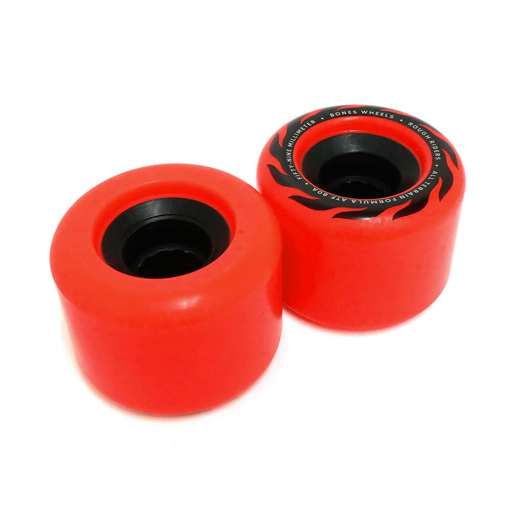 BONES WHEEL ボーンズ ソフトウィール（クルーザー） ATF ROUGH RIDERS ETERNAL FLAME（80A）赤 59mm スケートボード スケボー 2