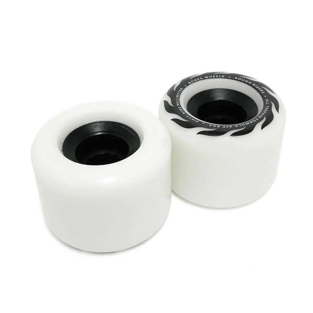 BONES WHEEL ボーンズ ソフトウィール（クルーザー） ATF ROUGH RIDERS ETERNAL FLAME（80A）白 59mm スケートボード スケボー 2