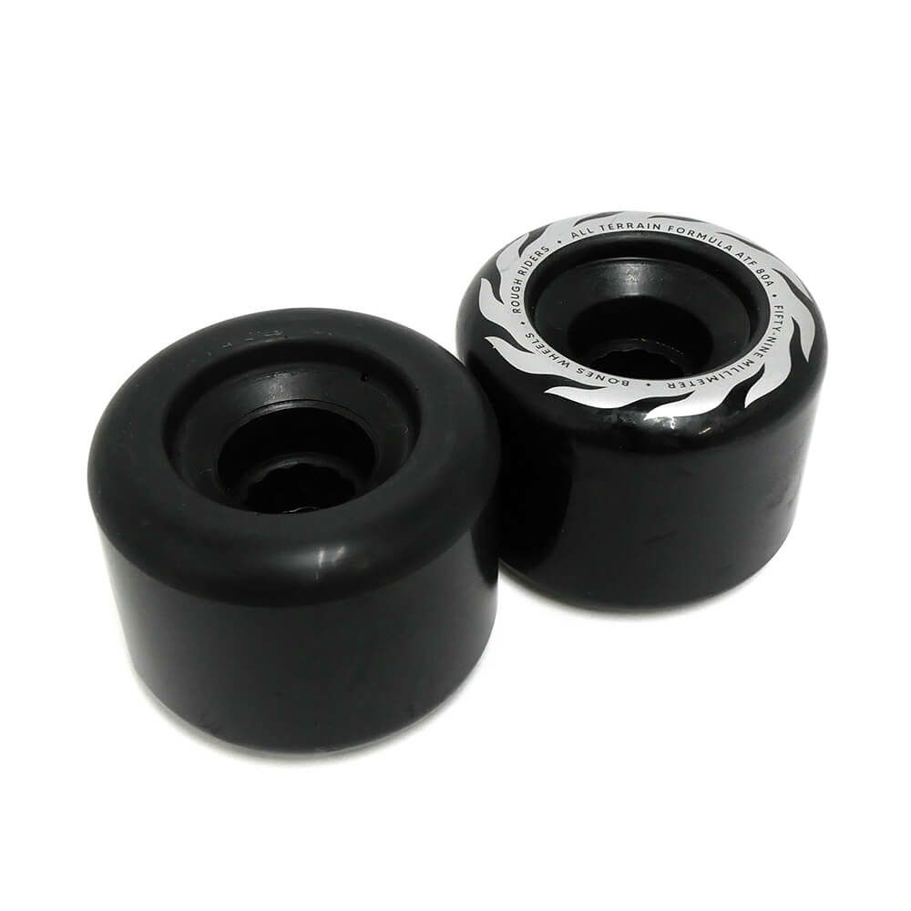 BONES WHEEL ボーンズ ソフトウィール（クルーザー） ATF ROUGH RIDERS ETERNAL FLAME（80A）黒 59mm スケートボード スケボー 2