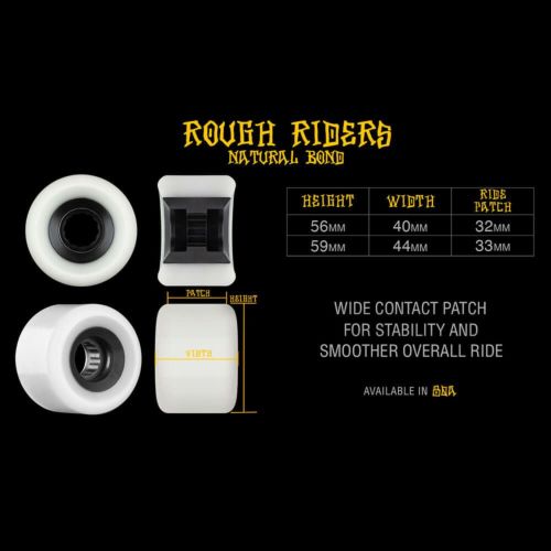 BONES WHEEL ボーンズ ソフトウィール（クルーザー） ATF ROUGH RIDERS ETERNAL FLAME（80A）黒 59mm スケートボード スケボー 3