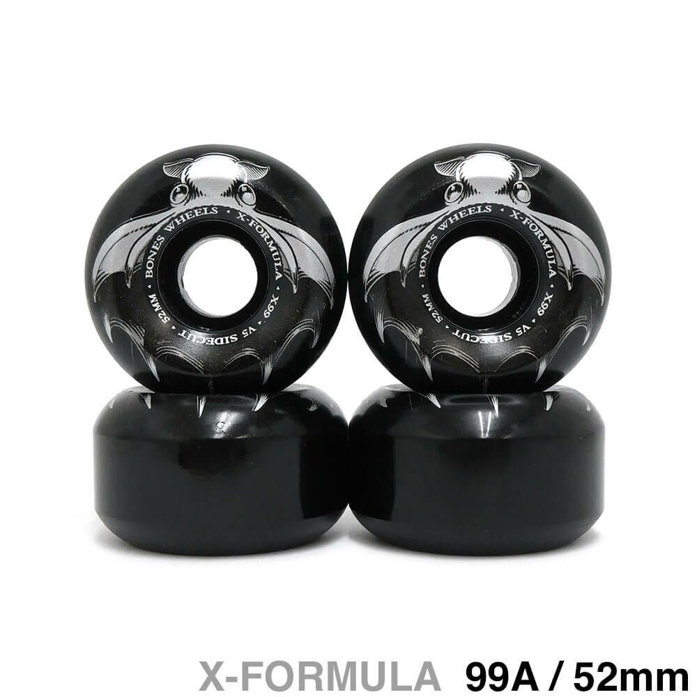 BONES WHEEL ボーンズ ウィール X-FORMULA V5（SIDECUT）99A DARK WATERS 黒 52mm スケートボード スケボー