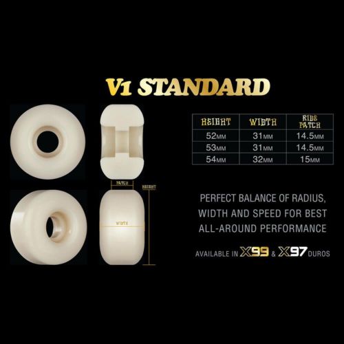 BONES WHEEL ボーンズ ウィール X-FORMULA V1（STANDARD）99A 53mm スケートボード スケボー 1