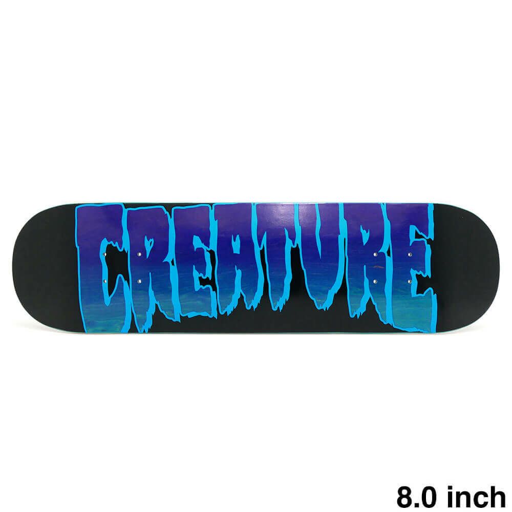 CREATURE DECK クリーチャー デッキ TEAM LOGO OUTLINE STUMPS 8.0 スケートボード スケボー