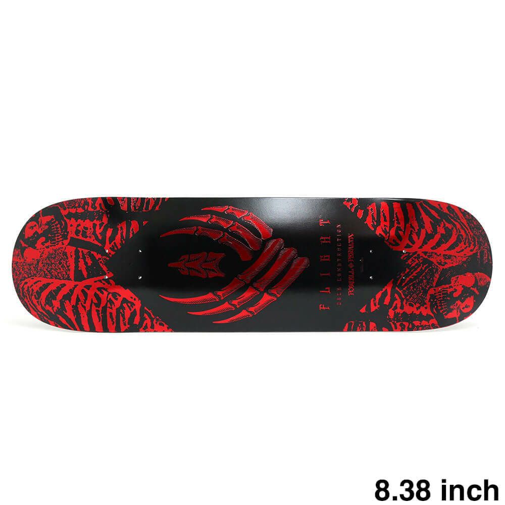 POWELL PERALTA DECK パウエルペラルタ デッキ TEAM SKELETON RED FOIL FLIGHT 8.38 スケートボード スケボー