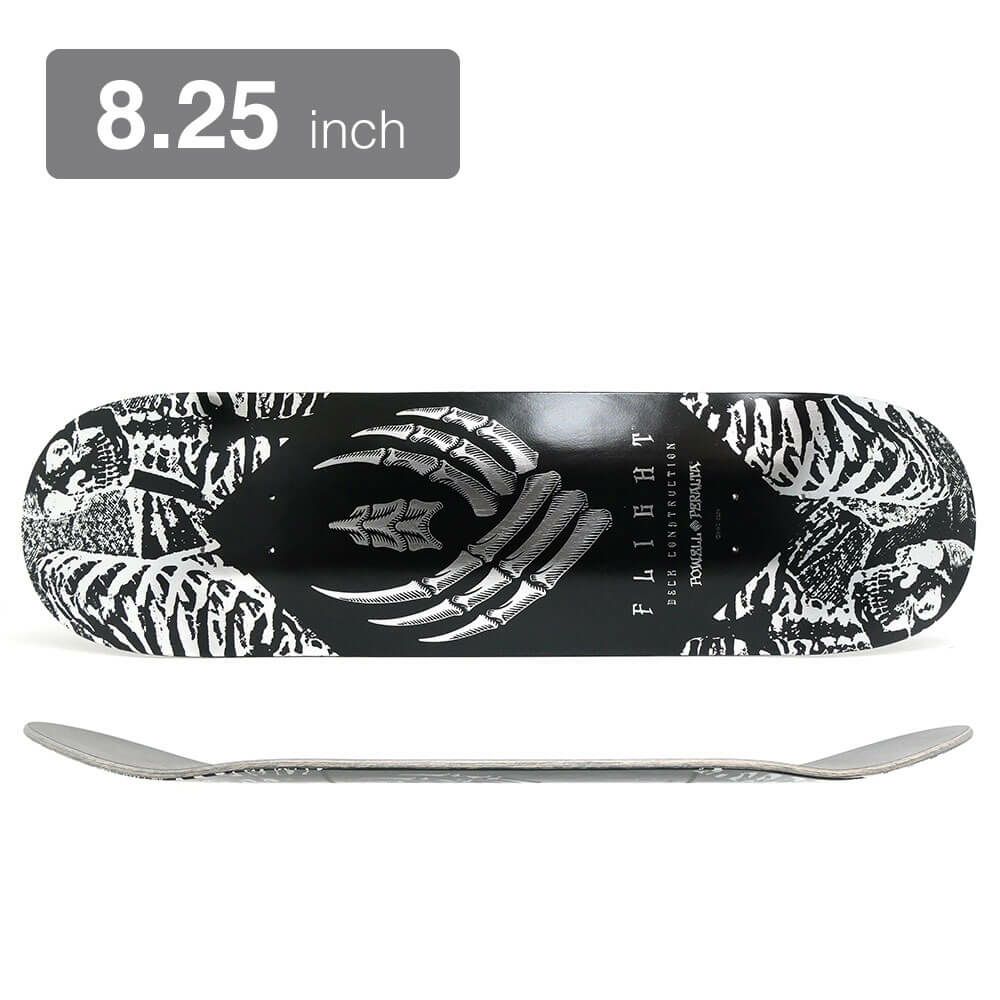 POWELL PERALTA DECK パウエルペラルタ デッキ TEAM SKELETON SILVER FOIL FLIGHT 8.25 スケートボード スケボー