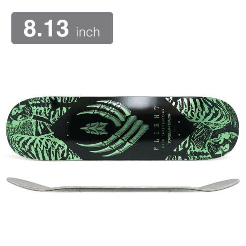 POWELL PERALTA DECK パウエルペラルタ デッキ TEAM SKELETON TEAL FOIL FLIGHT 8.13 スケートボード スケボー