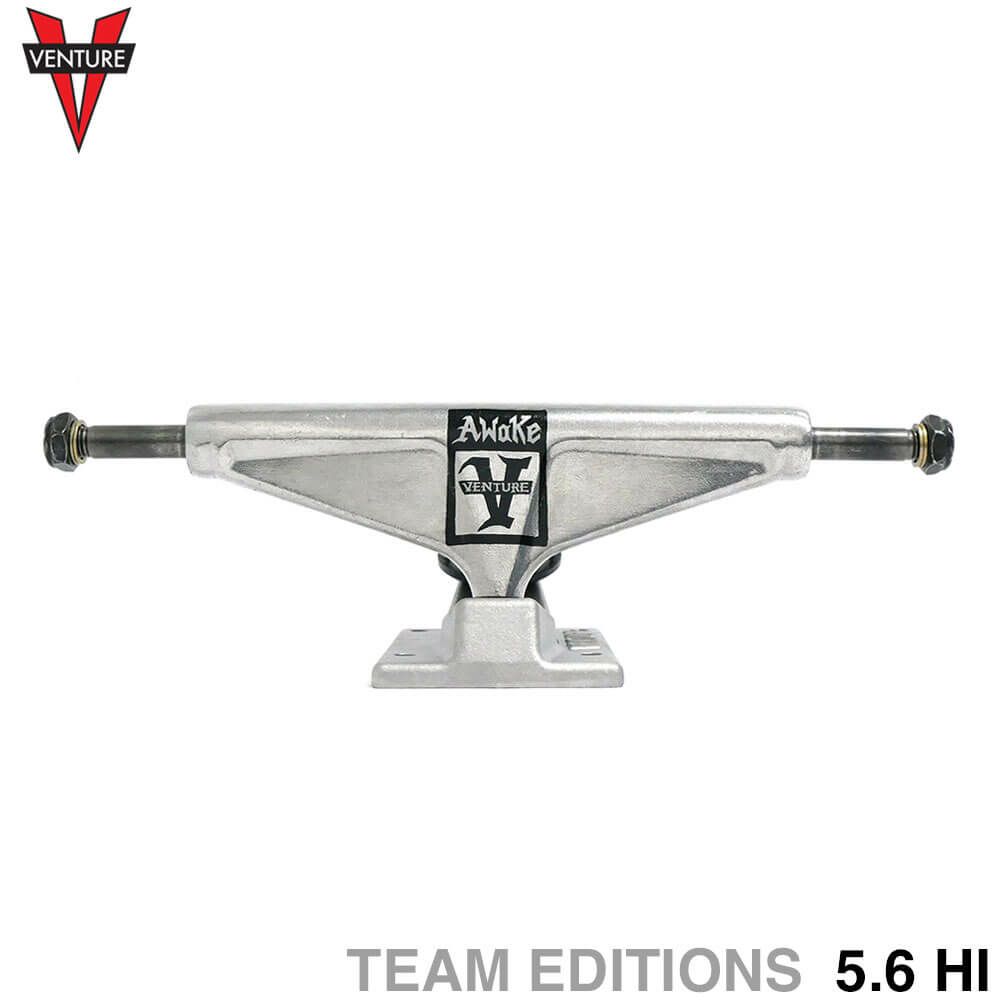 VENTURE TRUCK ベンチャー トラック TEAM EDITIONS NICK MATTHEWS AWAKE LTD 5.6 HI シルバー スケートボード スケボー