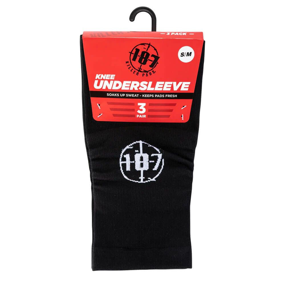 187 KILLER PADS KNEE SLEEVE ワンエイトセブンキラーパッド ニースリーブ KNEE UNDERSLEEVE（3 PACK） プロテクター セーフティーギア サポーター スケートボード スケボー