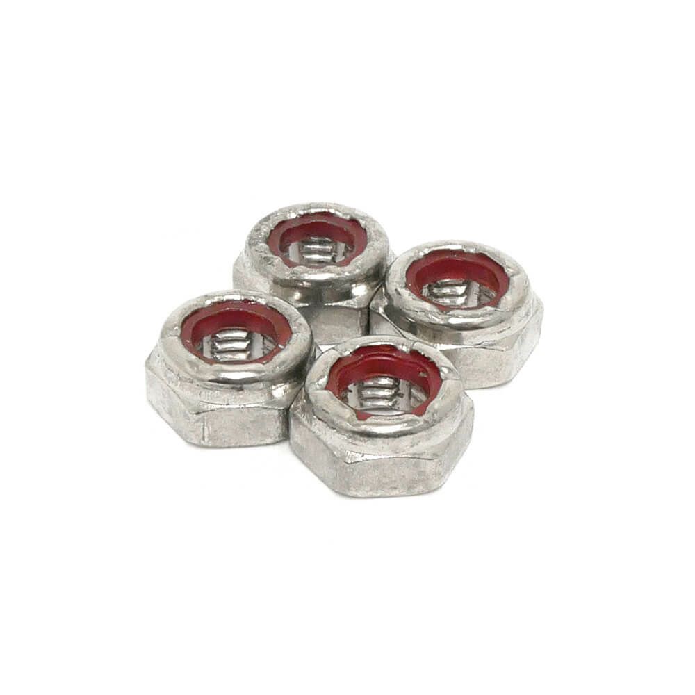 ACE AXLE NUT エース アクセルナット RE-THREADING AXLE NUT SILVER スケートボード スケボー 1