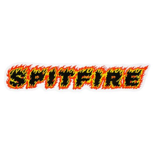 SPITFIRE STICKER スピットファイヤー ステッカー FLAME SCRIPT LG スケートボード スケボー