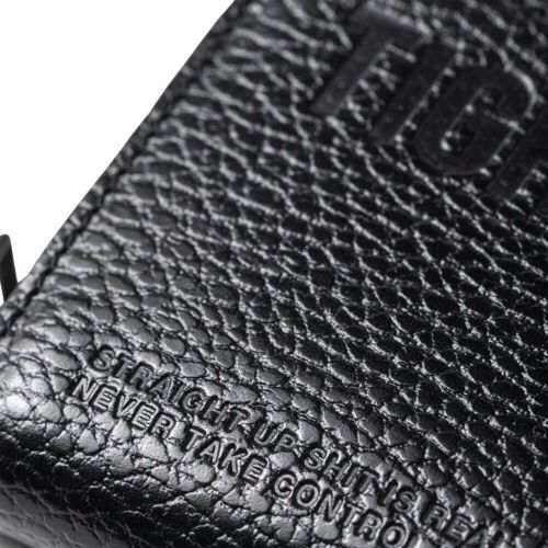 TIGHTBOOTH（TBPR）WALLET タイトブース サイフ LEATHER ZIP WALLET BLACK スケートボード スケボー 5