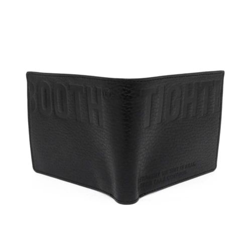 TIGHTBOOTH（TBPR）WALLET タイトブース サイフ LEATHER ZIP WALLET BLACK スケートボード スケボー 2