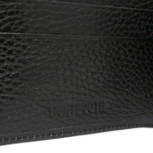 TIGHTBOOTH（TBPR）WALLET タイトブース サイフ LEATHER ZIP WALLET BLACK スケートボード スケボー 7