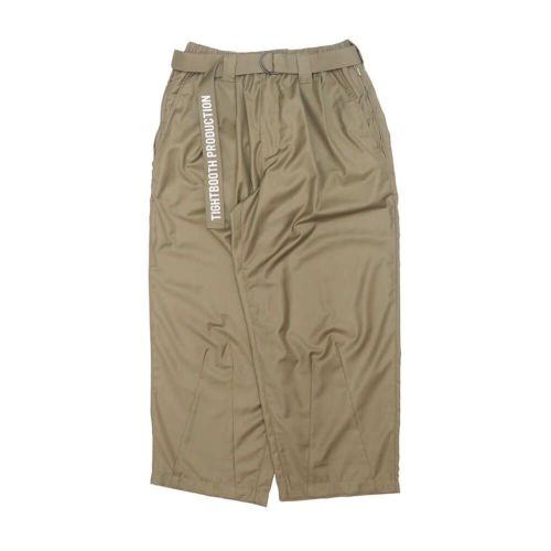 TIGHTBOOTH（TBPR） PANTS タイトブース パンツ ジーンズ BAGGY SLACKS KHAKI スケートボード スケボー 