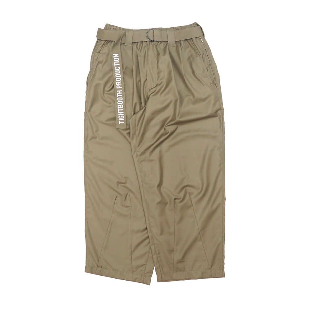 TIGHTBOOTH（TBPR） PANTS タイトブース パンツ ジーンズ BAGGY SLACKS KHAKI スケートボード スケボー 