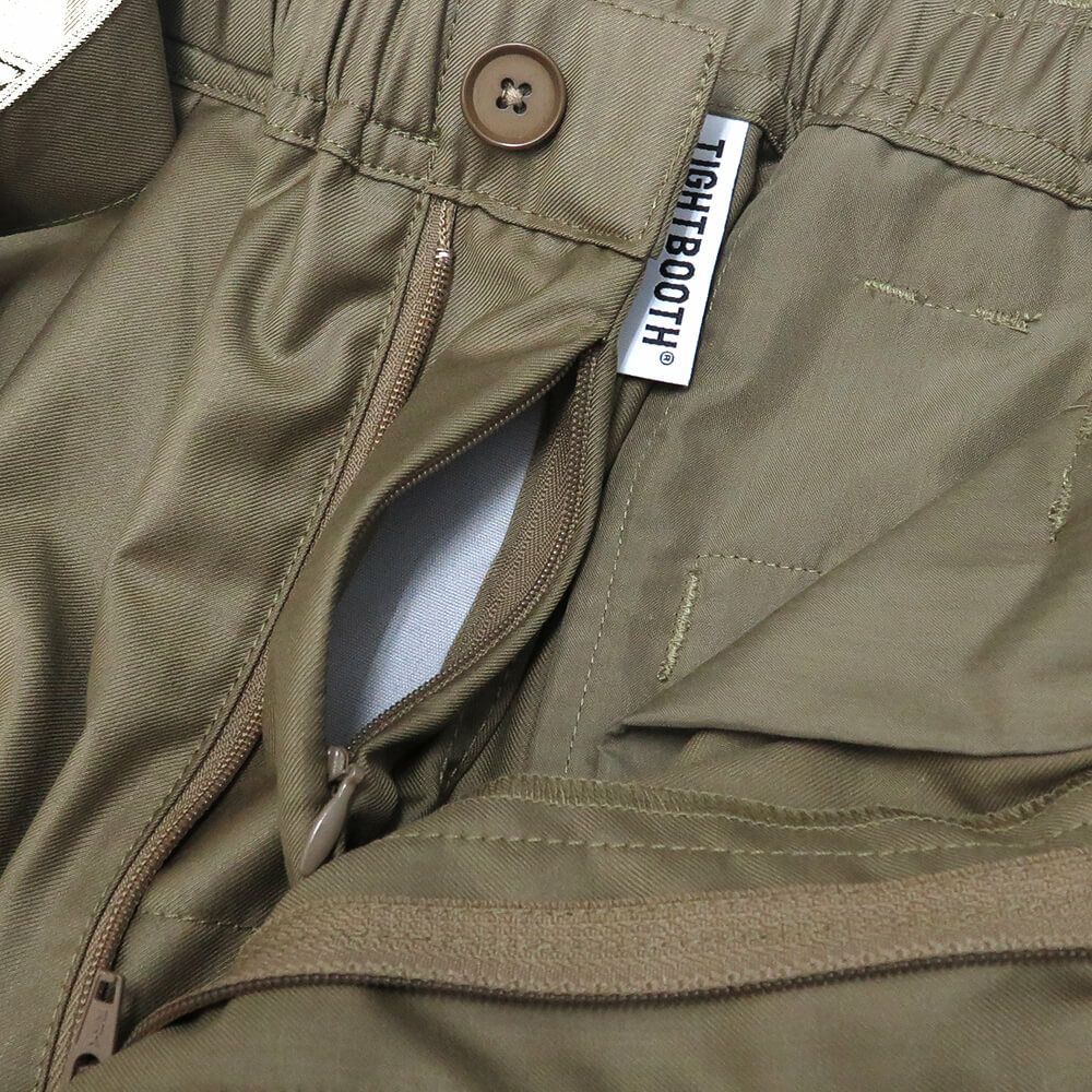 TIGHTBOOTH（TBPR） PANTS タイトブース パンツ ジーンズ BAGGY SLACKS KHAKI スケートボード スケボー 5