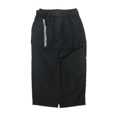  TIGHTBOOTH（TBPR） PANTS タイトブース パンツ ジーンズ BAGGY SLACKS BLACK スケートボード スケボー 