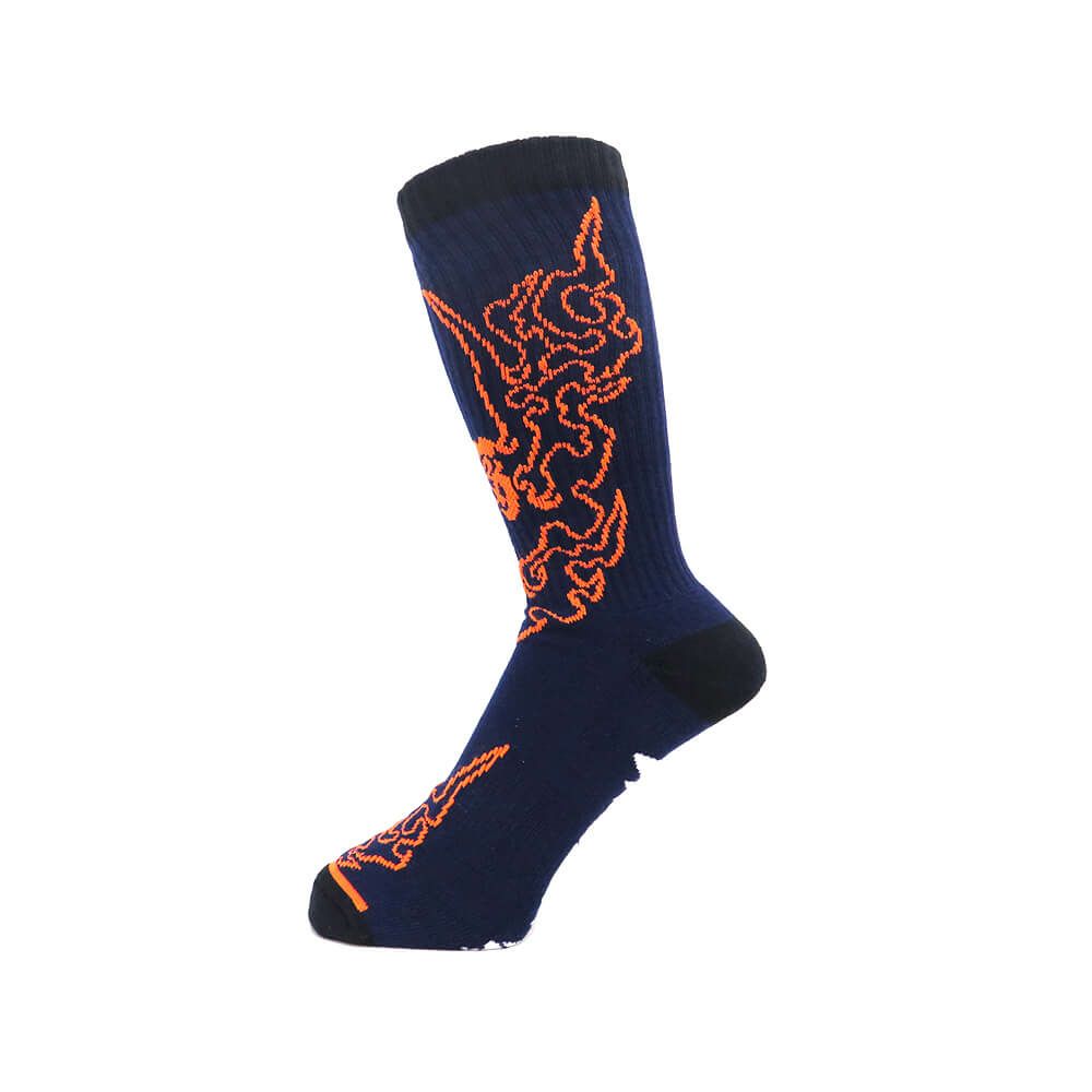 CREATURE SOCKS クリーチャー ソックス 靴下 FORTUNE NAVY スケートボード スケボー 1