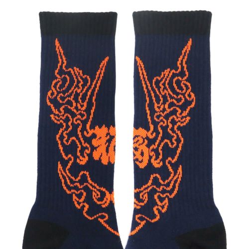 CREATURE SOCKS クリーチャー ソックス 靴下 FORTUNE NAVY スケートボード スケボー 4