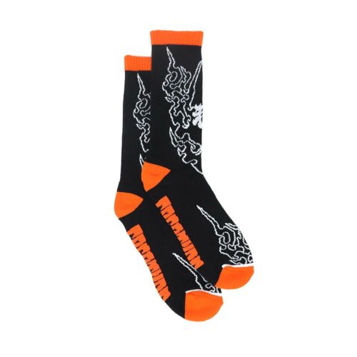 CREATURE SOCKS クリーチャー ソックス 靴下 FORTUNE BLACK スケートボード スケボー 3