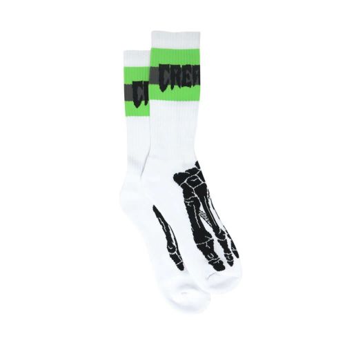 CREATURE SOCKS クリーチャー ソックス 靴下 TRENCH FOOT 2 PACK WHITE スケートボード スケボー 3