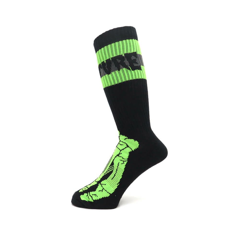 CREATURE SOCKS クリーチャー ソックス 靴下 TRENCH FOOT 2 PACK BLACK スケートボード スケボー 1