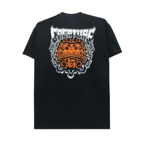 CREATURE T-SHIRT クリーチャー Tシャツ FORTUNE BLACK スケートボード スケボー 