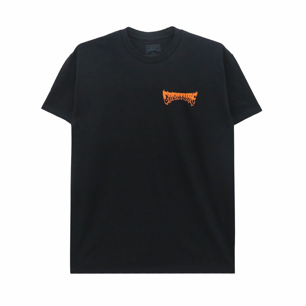 CREATURE T-SHIRT クリーチャー Tシャツ FORTUNE BLACK スケートボード スケボー 1