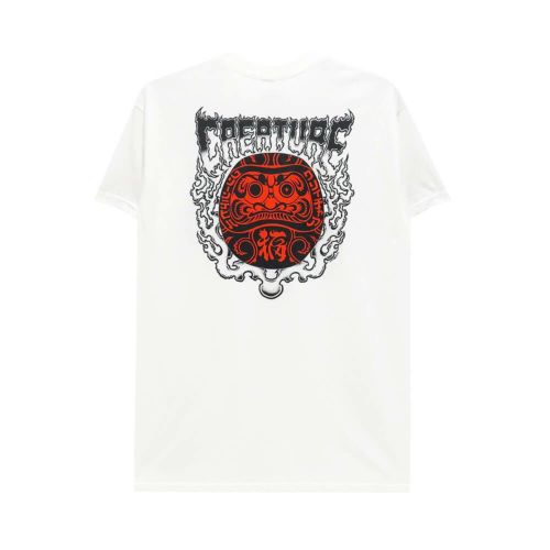CREATURE T-SHIRT クリーチャー Tシャツ FORTUNE WHITE スケートボード スケボー 