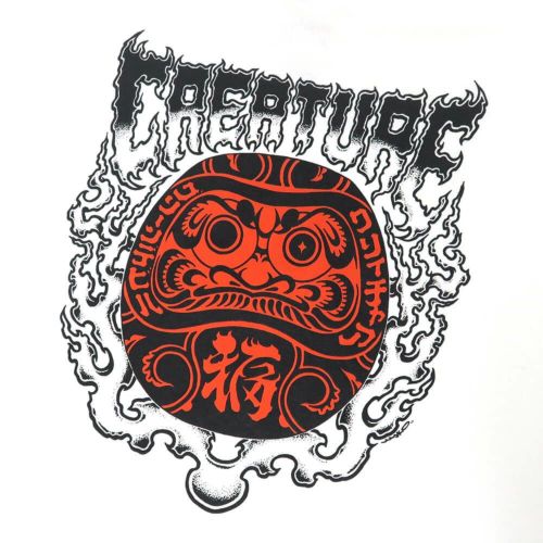CREATURE T-SHIRT クリーチャー Tシャツ FORTUNE WHITE スケートボード スケボー 3