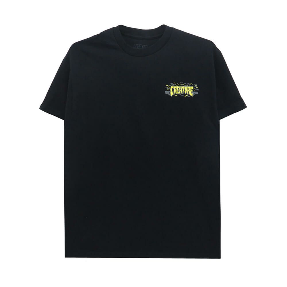 CREATURE T-SHIRT クリーチャー Tシャツ BAT RELIC BLACK スケートボード スケボー 1