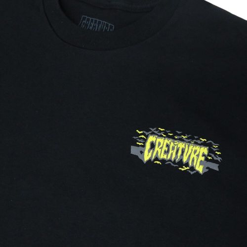CREATURE T-SHIRT クリーチャー Tシャツ BAT RELIC BLACK スケートボード スケボー 2