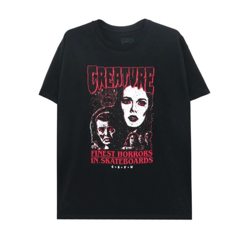CREATURE T-SHIRT クリーチャー Tシャツ PREQUEL BLACK スケートボード スケボー 